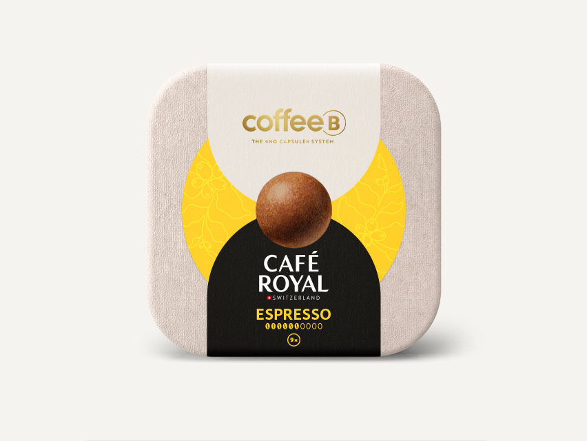Neun Espresso Coffee Balls von CoffeeB.