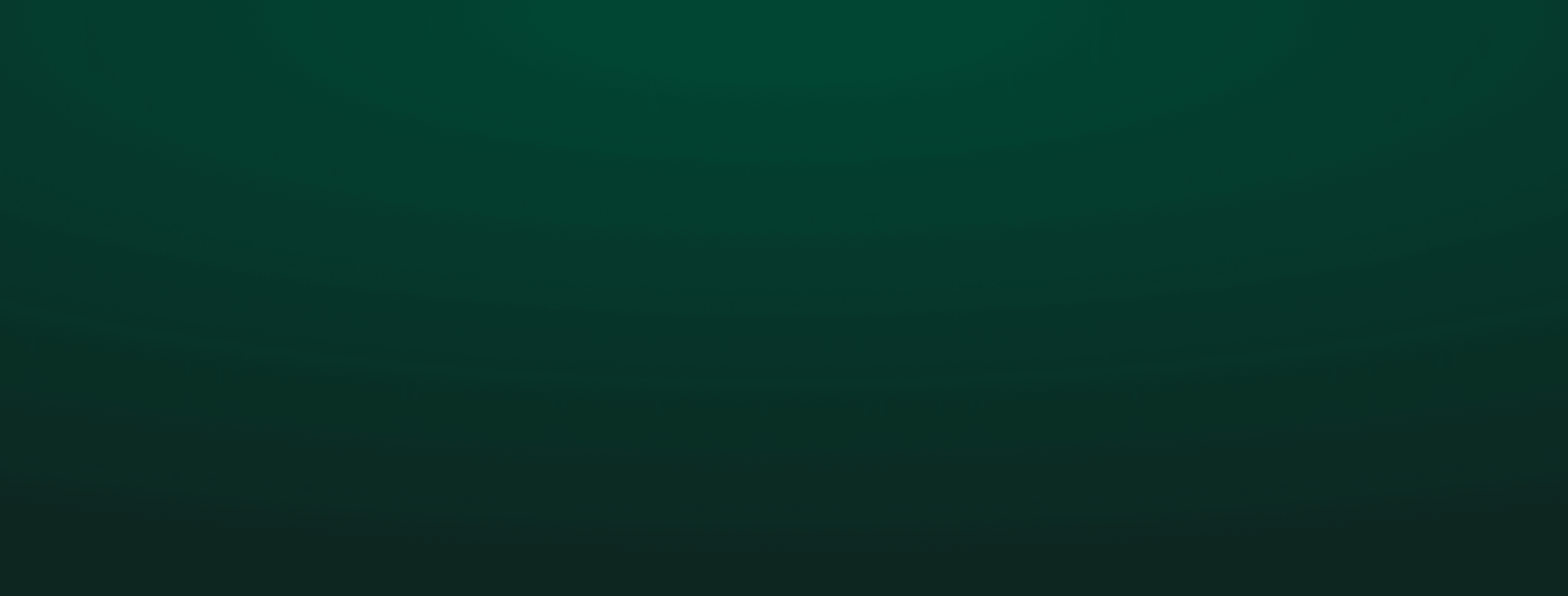 Ein dunkelgrüner Hintergrund.